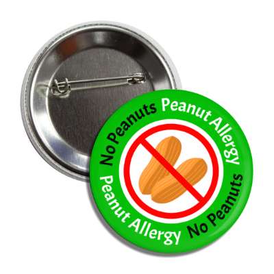 peanut allergy red slash green button