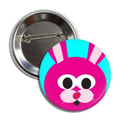 pink bunny close up button