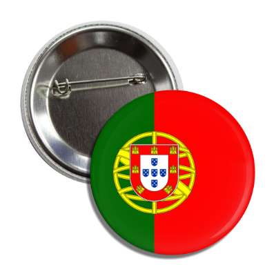 portugal portuguese flag country button