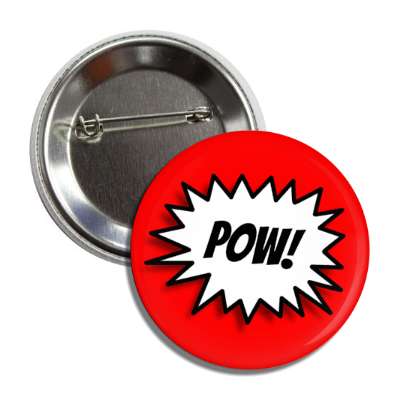 Pow Comic Strip Sound Effects Button | Wacky Buttons Pow Comic Strip Sound Effects Button | Wacky Buttons