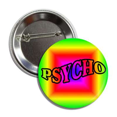 psycho rainbow square button