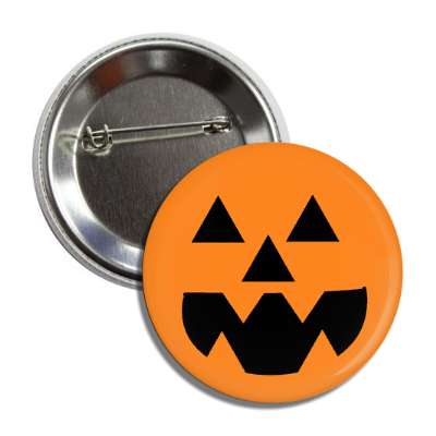 pumpkin face button