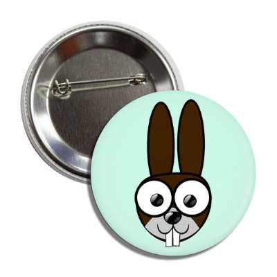 rabbit cute cartoon button
