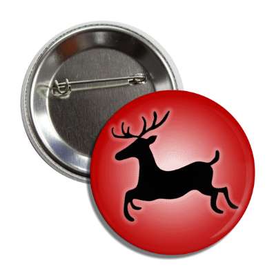 reindeer silhouette red button
