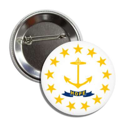 rhode island state flag usa button