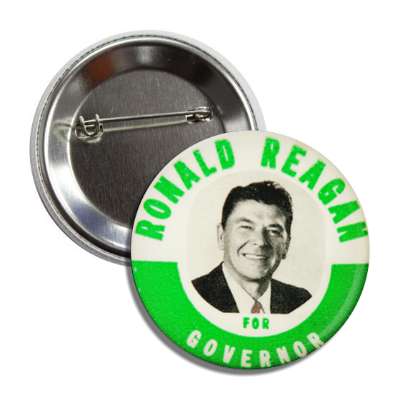 ronald reagan for governor button