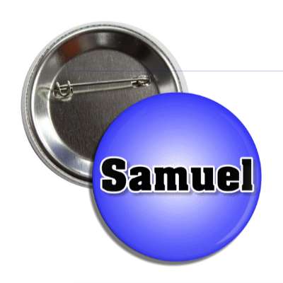 samuel male name blue button