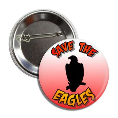 save the eagles silhouette button