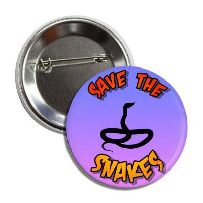 save the snakes silhouette button