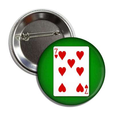 seven of hearts playing card button