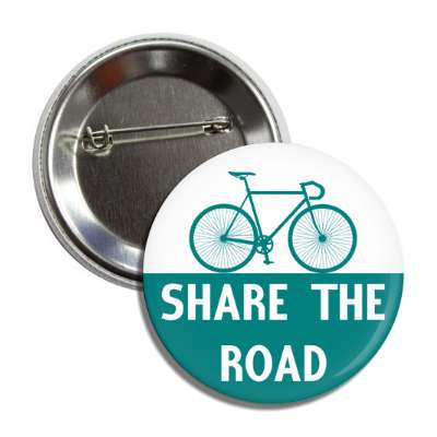 share the road bicycle silhouette button
