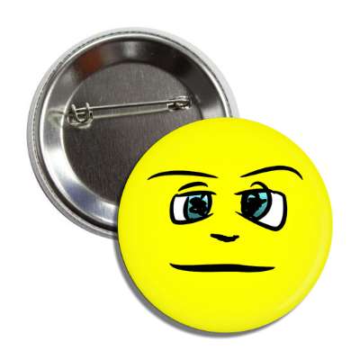 smirking smile face button