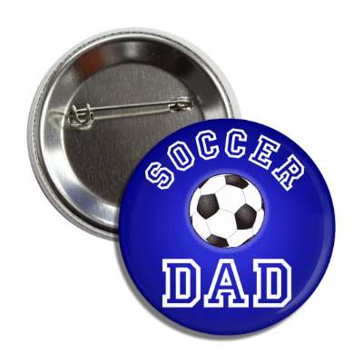 soccer dad blue button