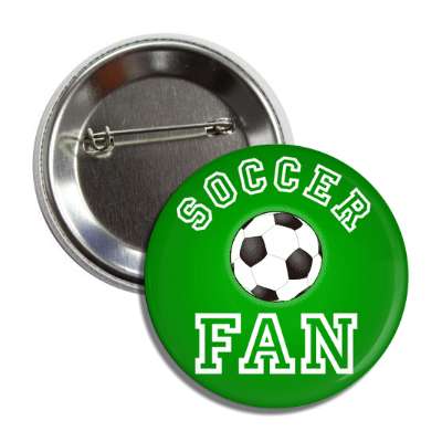 soccer fan green button