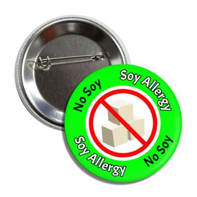 soy allergy red slash green button