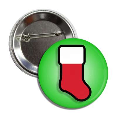 stocking green button