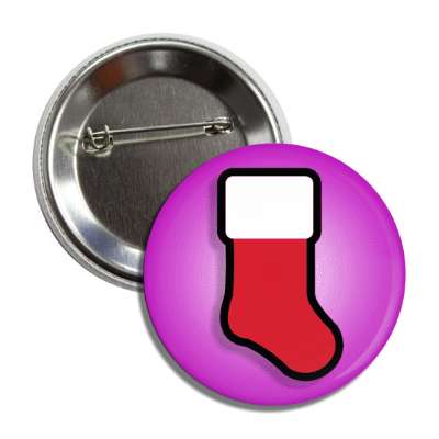 stocking purple button