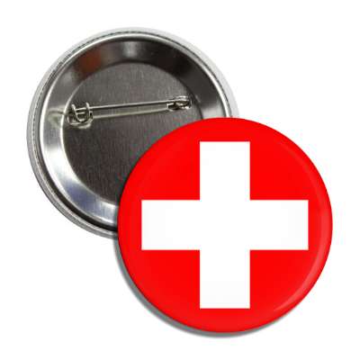 switzerland swiss flag country button