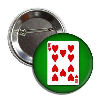 ten of hearts playing card button