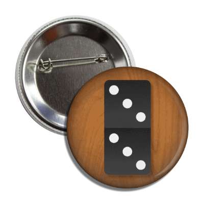 top three bottom three domino piece button