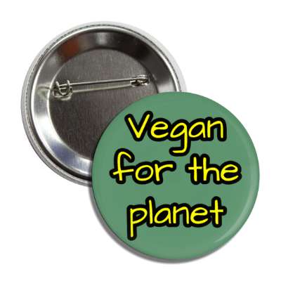 vegan for the planet button