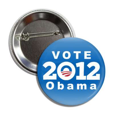vote 2012 obama button