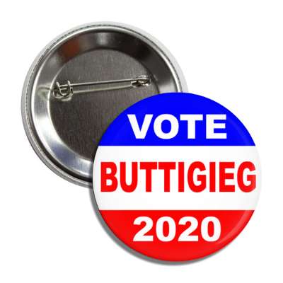 vote pete buttigieg president 2020 classic red white blue button