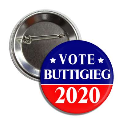 vote pete buttigieg president 2020 red blue line button