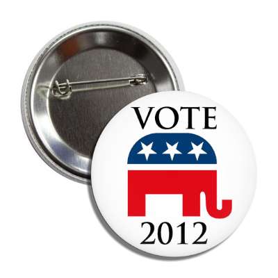 vote republican 2012 button