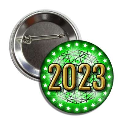 2023 times square new york city ball drop green button
