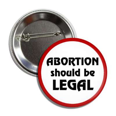 abortion should be legal button