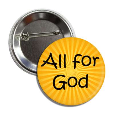 all for god light rays button