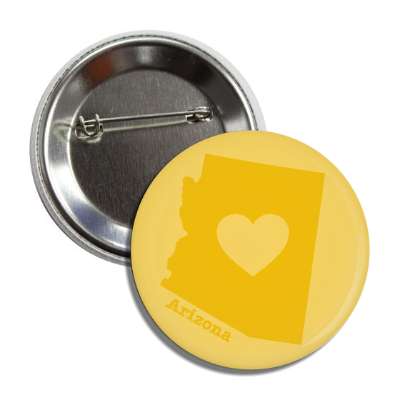 arizona state heart silhouette button