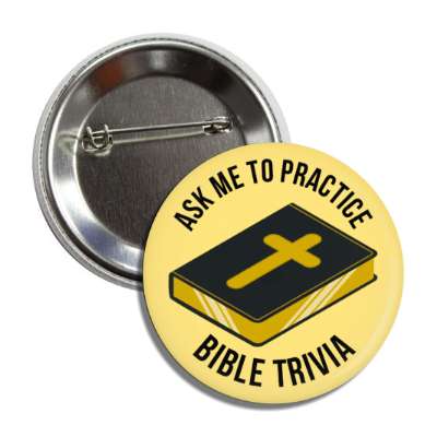 ask me to practice bible trivia cross orange button