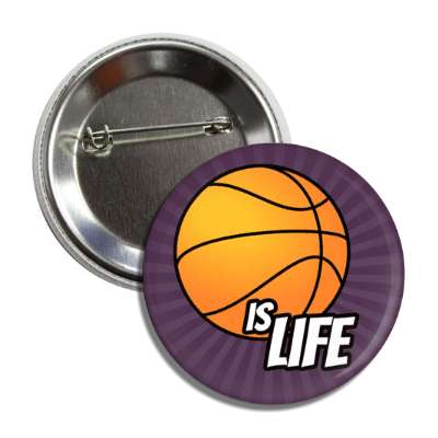 basketball is life button