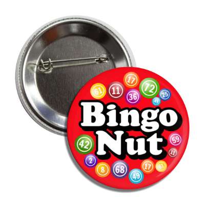 bingo nut bingo balls button