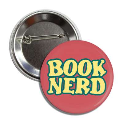 book nerd button
