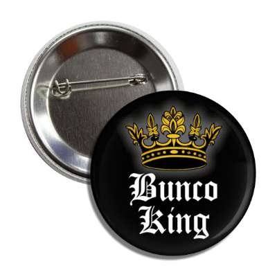 bunco king crown button