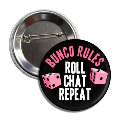 bunco rules roll chat repeat pink dice button
