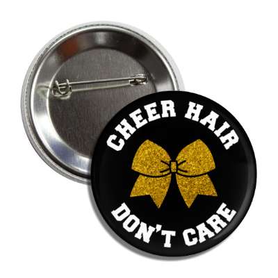 cheer hair dont care hair ribbon black button