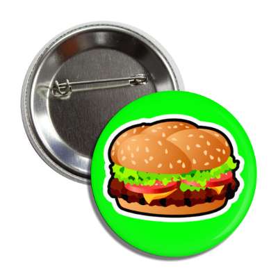 cheeseburger green button