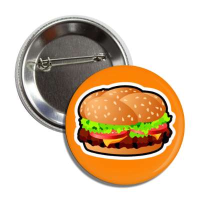 cheeseburger orange button