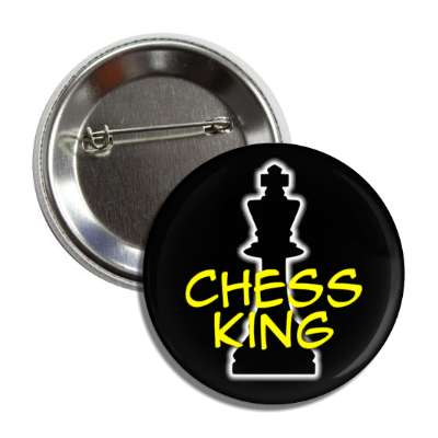 chess king piece silhouette button