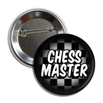 chess master checkerboard vignette button