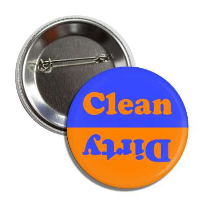 clean dirty dishwasher casual bold blue orange button