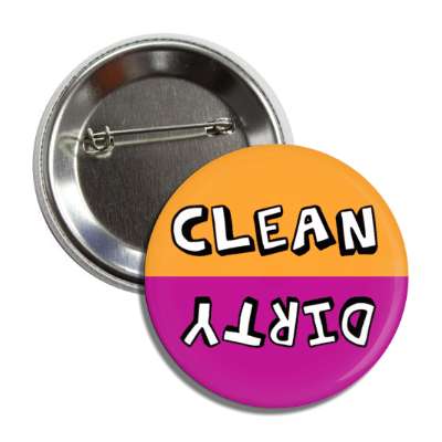 clean dirty dishwasher cute orange purple button