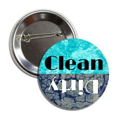 clean dirty dishwasher light blue water cracked dirt button