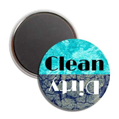 clean dirty dishwasher light blue water cracked dirt button