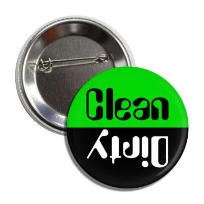 clean dirty dishwasher robot technological green black button