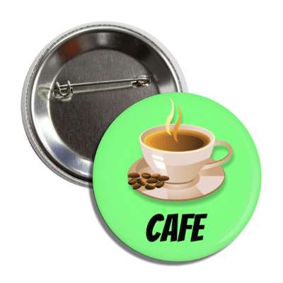 coffee cup plate cafe green button